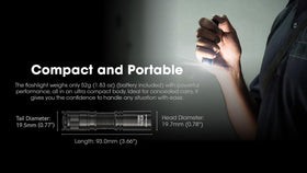 Nitecore MT1A Pro alkaline battery compatibility for instant power