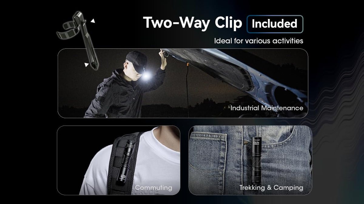 Nitecore MT1A Pro survives drops up to two meters in rugged use