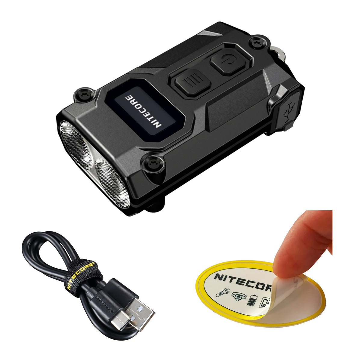Nitecore TINI 3 bright beam for everyday carry and quick tasks.