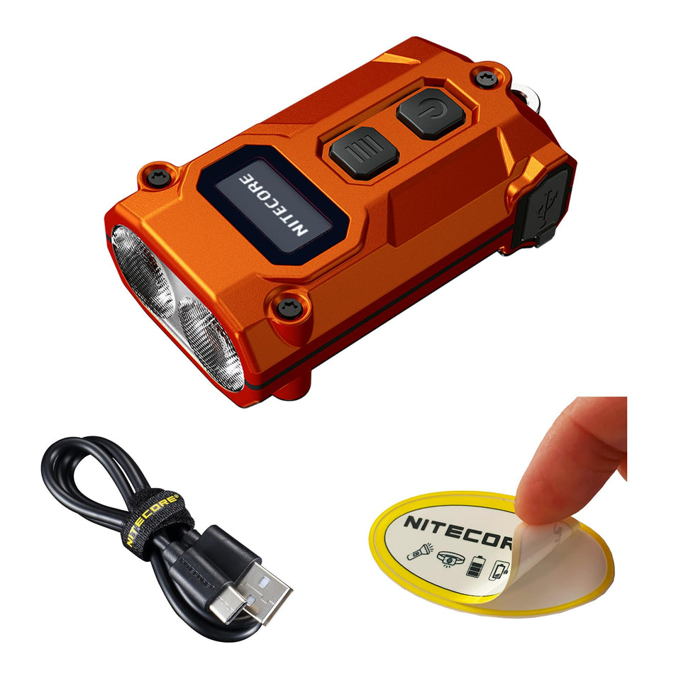 Nitecore TINI 3 keychain compact design for easy daily carry.