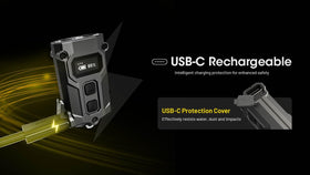 Nitecore TINI 3 USB-C recharge in about 1.5 hours.