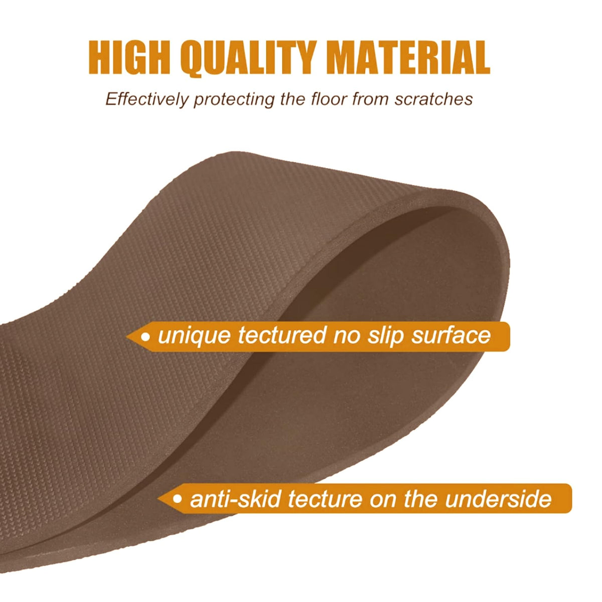 Niteguy versatile furniture gripper pad for sofas on hardwood floors.