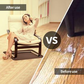 Niteguy easy-to-use recliner pad unfolds for immediate floor protection.