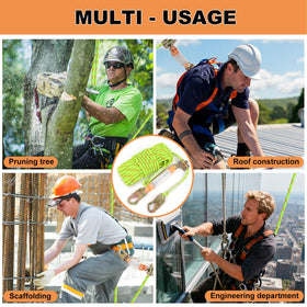 NIUSIDA CE EN355 compliant safety gear for climbing and inspections.