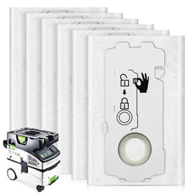 NIXOOT 204308 CT Mini bag for Festool CT Mini with secure dust seal