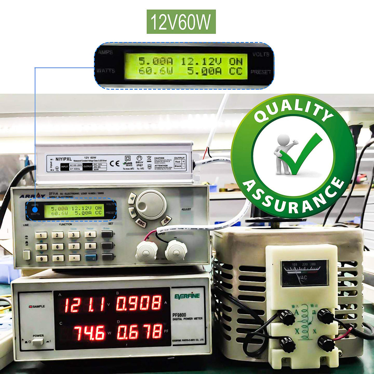 NIYIPXL LED Driver auto-recovery protection maintains operation after faults