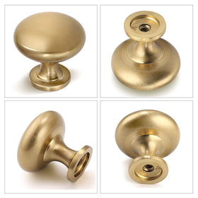 NIZADO champagne bronze kitchen knobs add warm luxury to any drawer front.