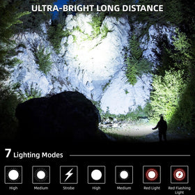 NJ FOREVER 99,000-lumen beam illustrating long-range visibility