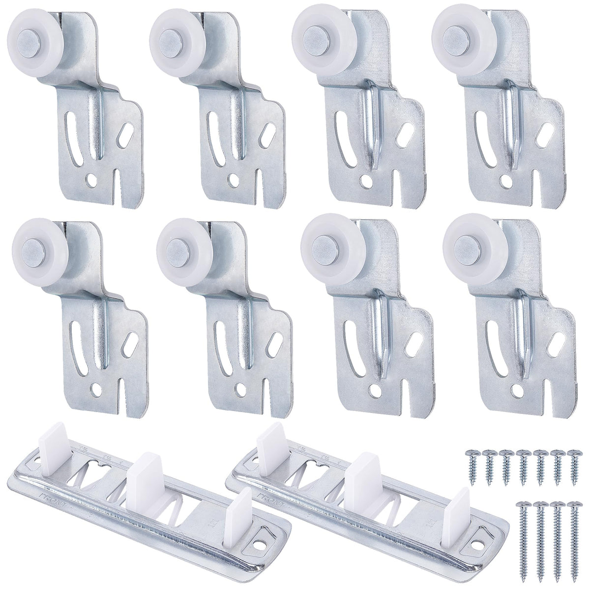 Nkiy Quen front rollers for smooth, quiet wardrobe sliding