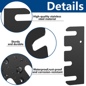 Nkiy Quen hinge shim installation behind the hinge demonstrates simple use.