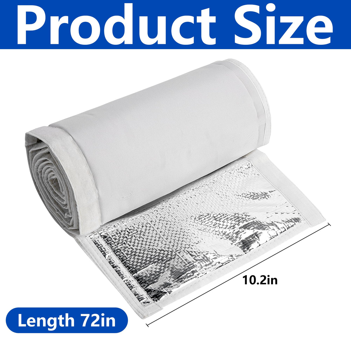 Nkiy Quen outdoor protection sleeve guards HVAC piping against weather and UV exposure