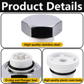 Nkiy Quen plastic body with plunger demonstrates lightweight, durable construction