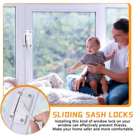 Installation step for Nkiy Quen sash lock with drill