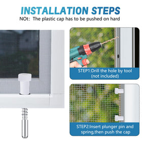 Nkiy Quen springs provide smooth action for quick installation