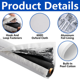 Nkiy Quen 600D Oxford outer layer reduces water intrusion and sun damage