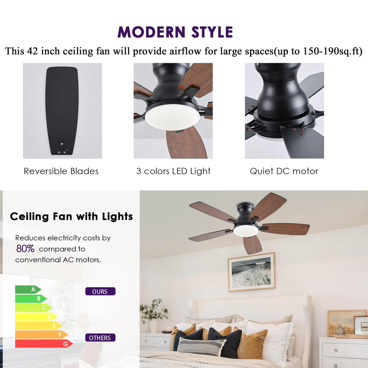NKPU 3-color lighting options including warm, natural, and cool tones.