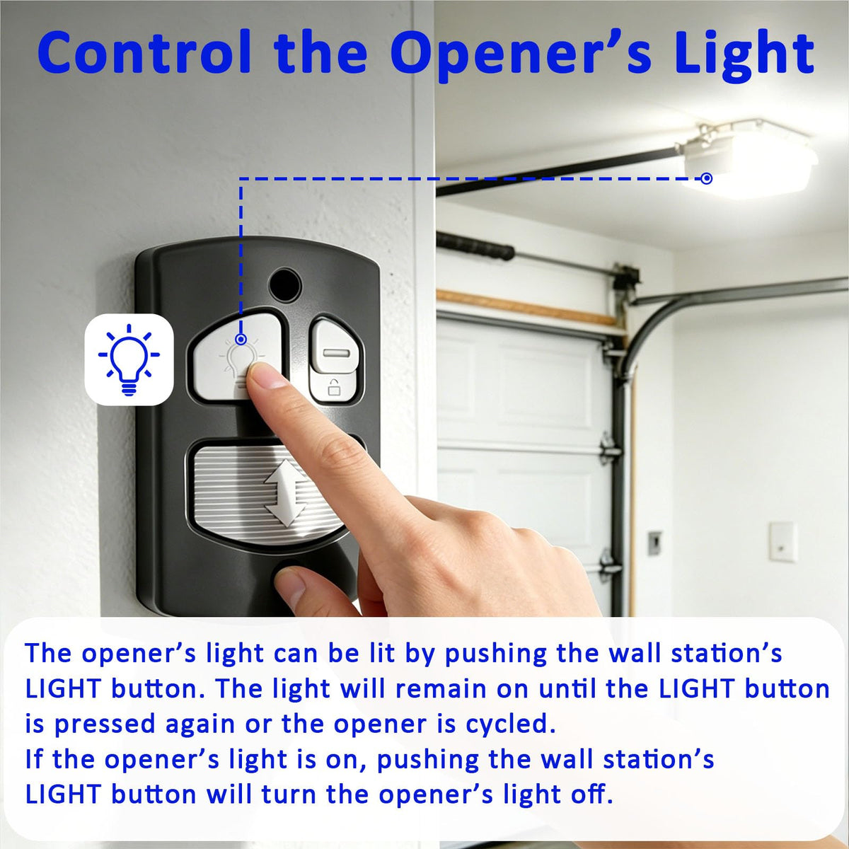 NLDZGA control panel open and close arrows for door control