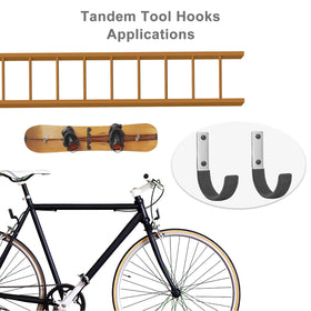 Nlmyt easy-install hooks fit drywall, wood, or concrete walls