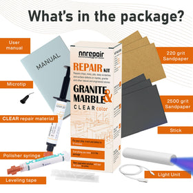 NNREPAIR Leveling tape ensures even repairs with flush edges.