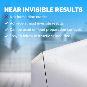 NNREPAIR quartz color options display: clear, white acrylic, dark white—match surfaces precisely