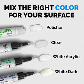 NNREPAIR mixing spatula and polishing paste for flawless texture