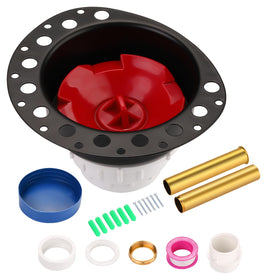 Noarixa drain rough-in kit drain body for secure freestanding tub installation