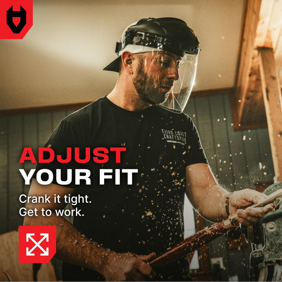 NoCry premium face shield soft sweatband—all-day comfort with extra replacements.