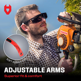 NoCry adjustable temples with anti-slip tips for secure wear