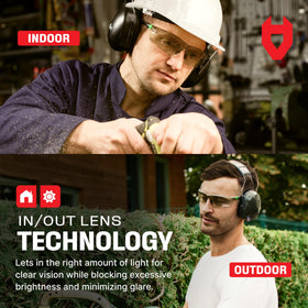 NoCry adjustable temples and nose pad for personalized comfort during long shifts.