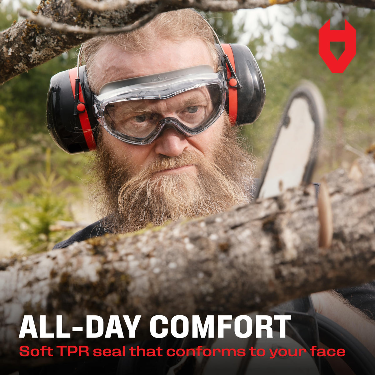 NoCry ANSI Z87.1 certified safety goggles for reliable eye protection.