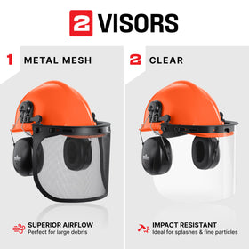NoCry ANSI-certified helmet for safe, compliant forestry and DIY projects.