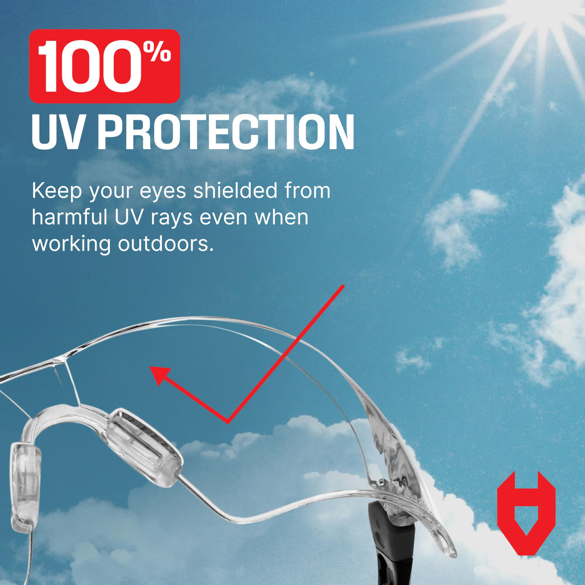NoCry anti-slip tips keep glasses secure on sweaty or windy days