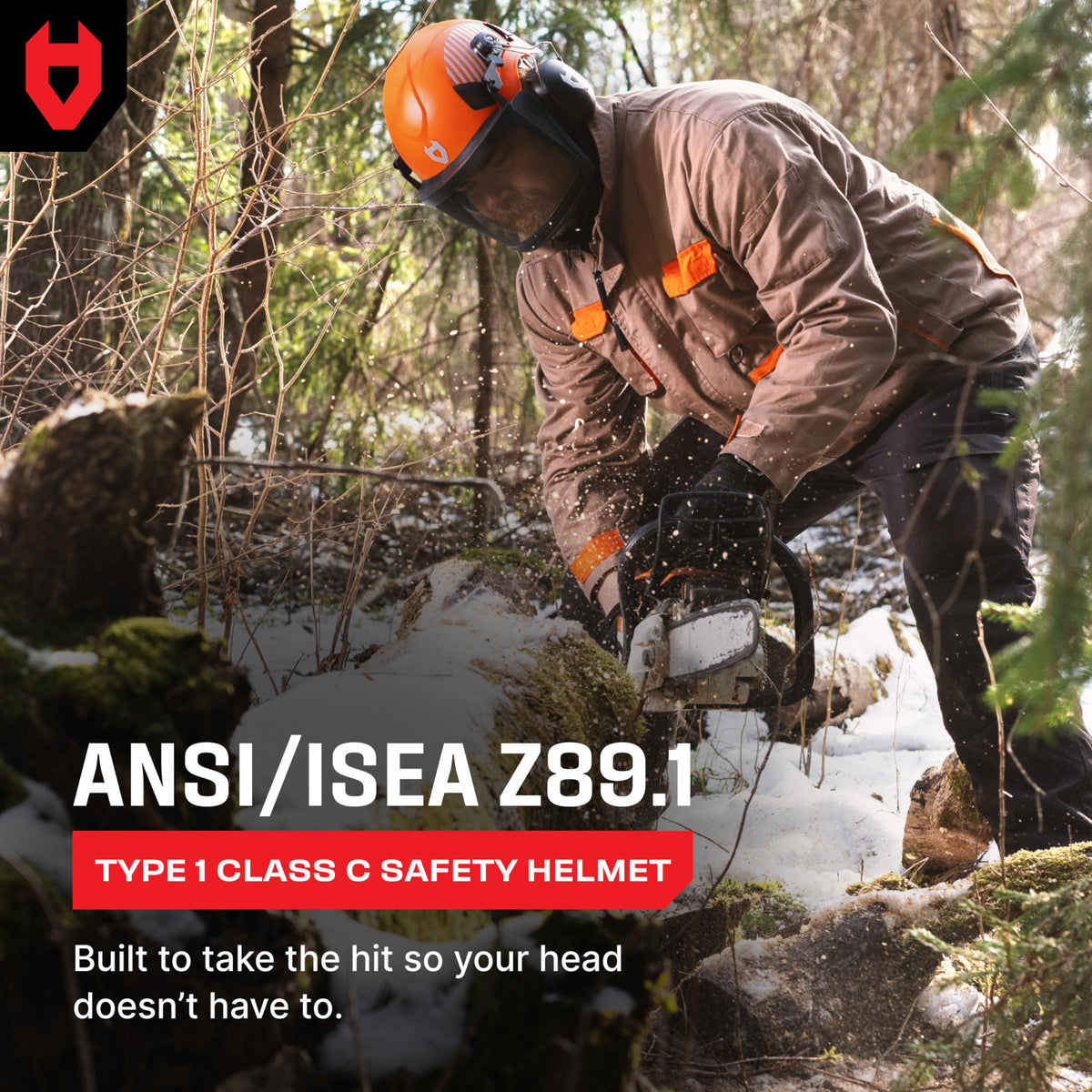 NoCry ear muffs reduce noise for focused work with the helmet.