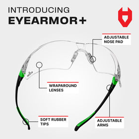 NoCry glasses with extendable arms provide secure, comfortable wear