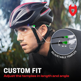 NoCry anti fog coating helps maintain visibility in humid conditions