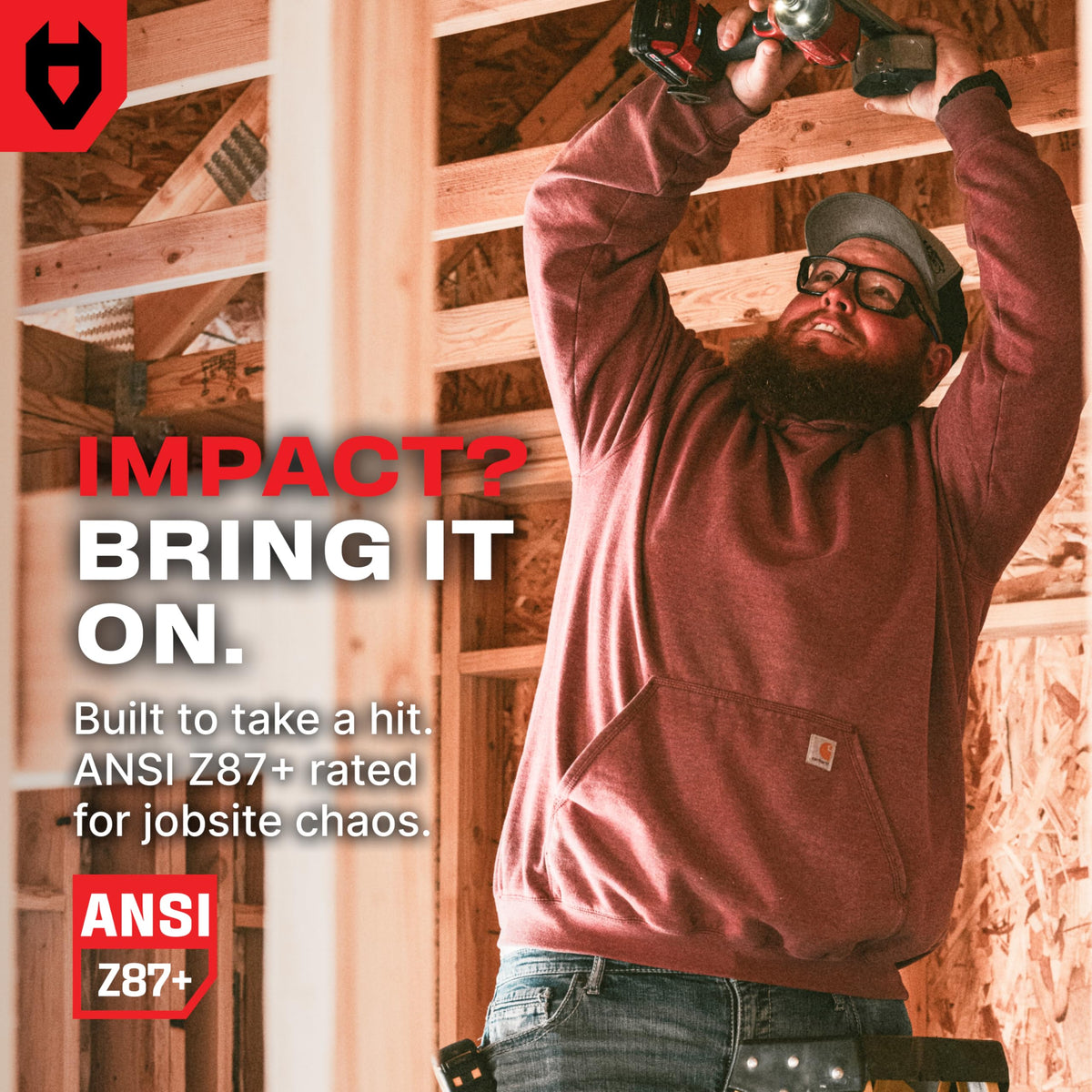 NoCry dielectric safety glasses offering electrical protection with a metal-free hinge.