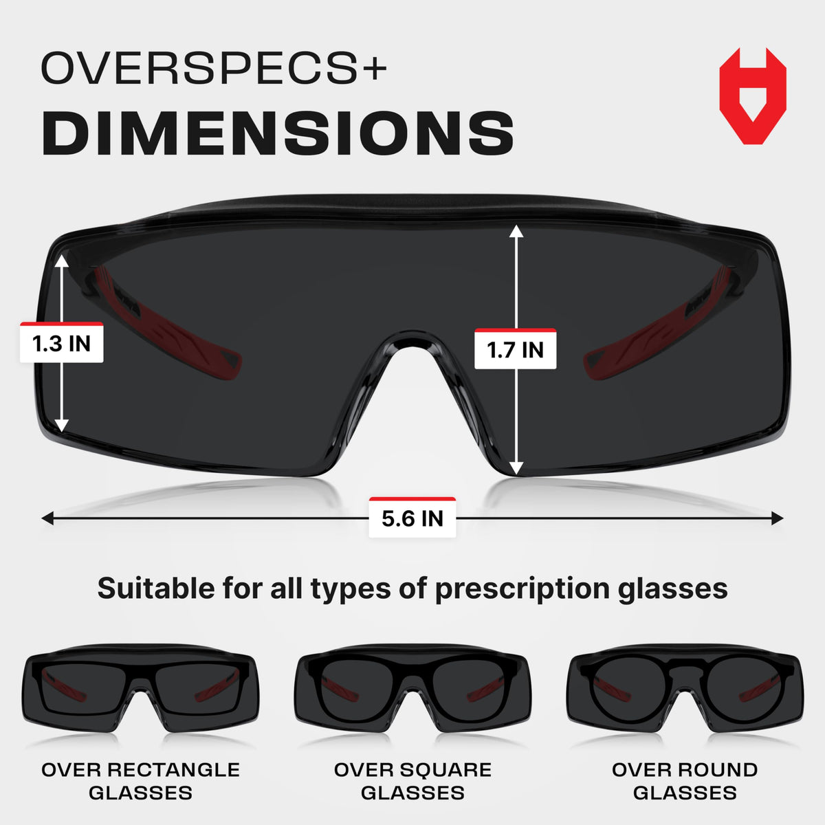 NoCry durable polycarbonate lenses delivering clear, distortion-free vision