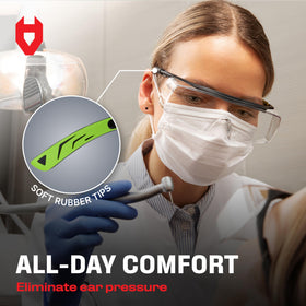 NoCry extendable arms reduce pressure behind ears for comfort