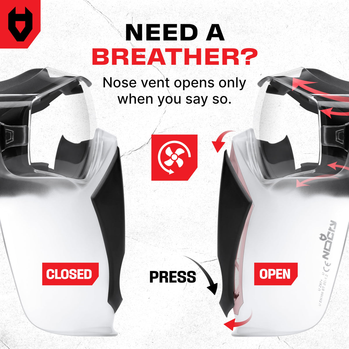 NoCry shield provides UV protection for outdoor tasks