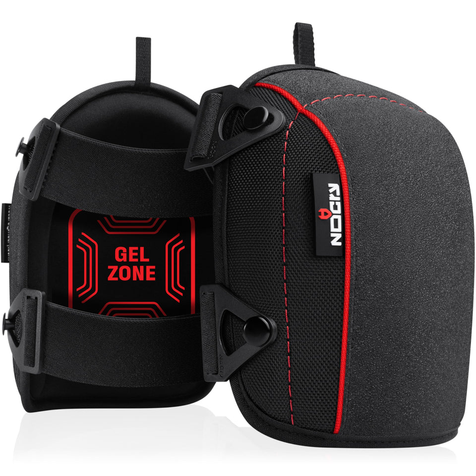 NoCry flooring knee pads with gel cushion deliver all-day comfort during floor work