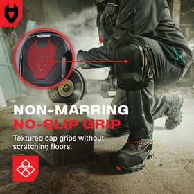 NoCry knee pads with adjustable elastic straps for a secure fit