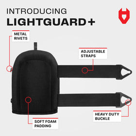 NoCry knee pads show adjustable straps for a secure, comfortable fit during tasks.