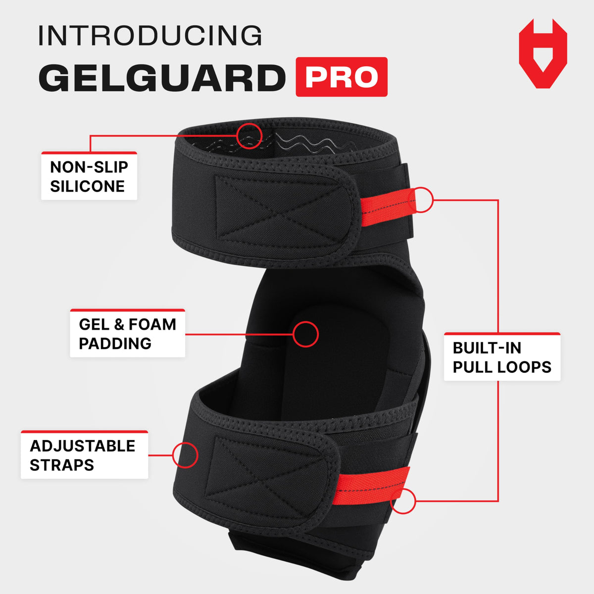 NoCry knee pads anti-slip cap provides reliable grip on challenging surfaces