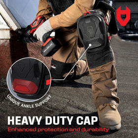 NoCry knee pads with reinforced straps stay secure during use