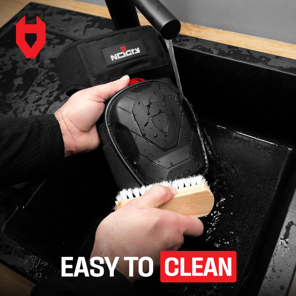 NoCry knee pads come with a lifetime warranty for dependable protection