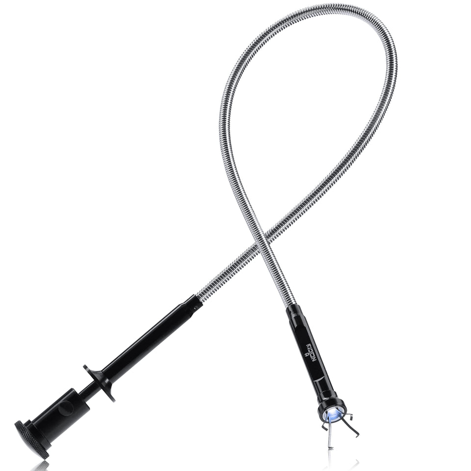 NoCry magnetic flexible claw grabber with LED, 27.7-inch reach for hard-to-reach spots