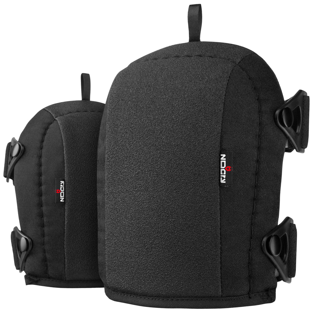 NoCry non-slip knee pads with thick foam padding protect floors while you work.
