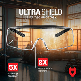 NoCry over glasses safety glasses ANSI Z87 for reliable eye protection on the job.