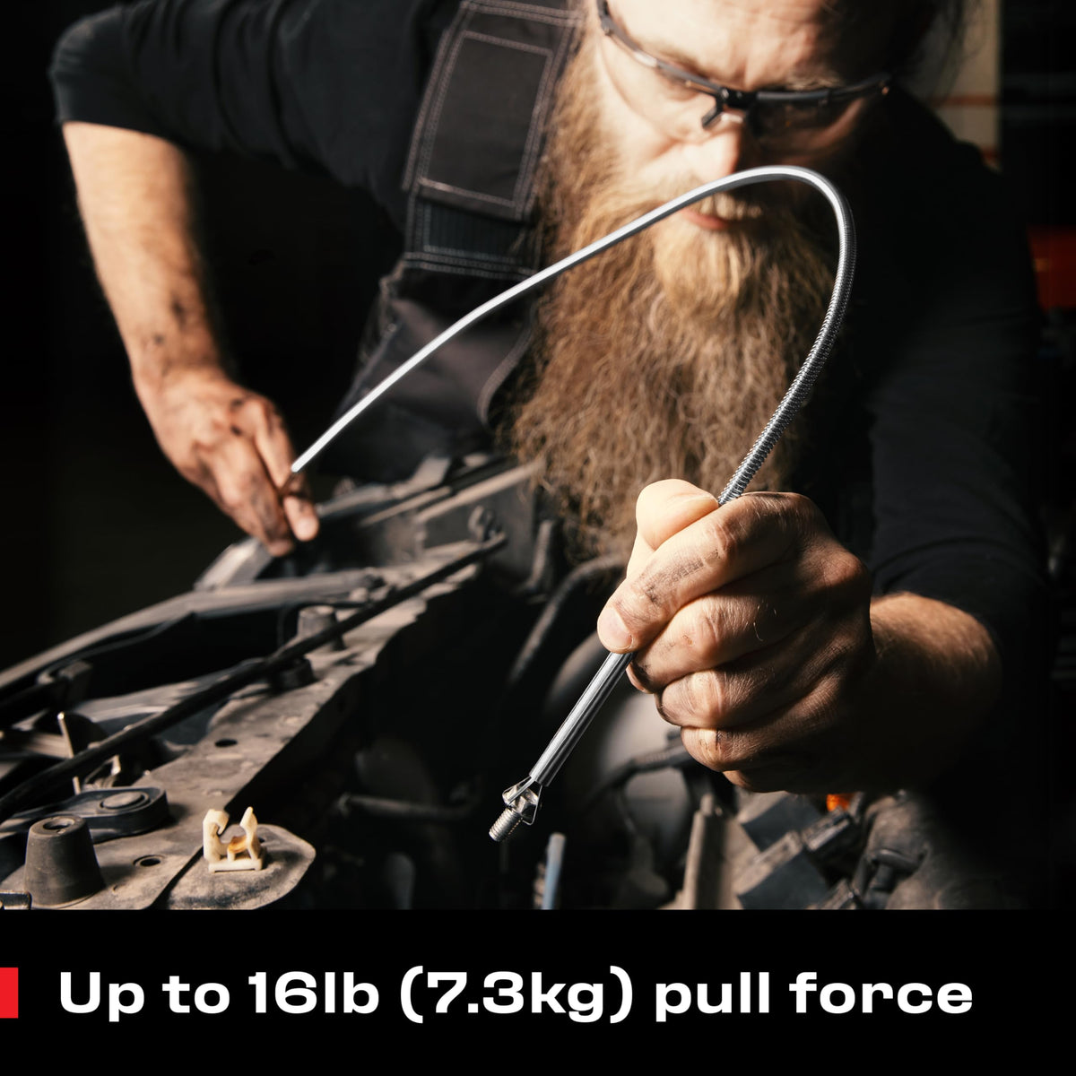 NoCry 16 lb pull magnet retrieves nails and screws with steady strength