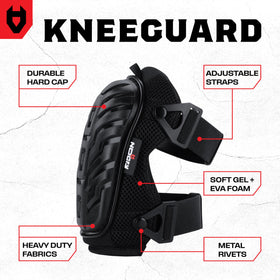 NoCry knee pads with reinforced straps provide secure fit during construction.